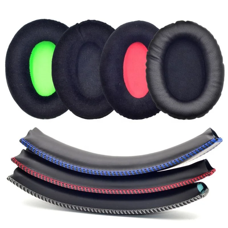 Replacement Ear Pads Cushions Headband Kit for KHX-HSCP Hyperx Cloud ii 2 stinger Ear Pads Headphone Earpads Cushion Cover
