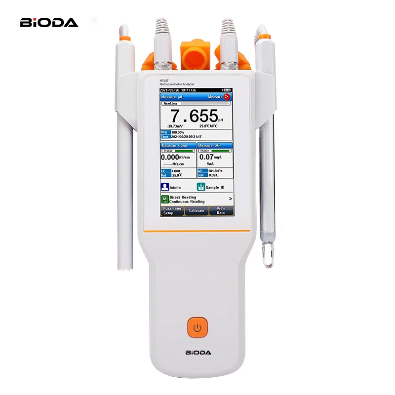 7 in 1 pH EC Conductivity TDS DO Salinity Ion Water Multi-parameter Quality Analyzer