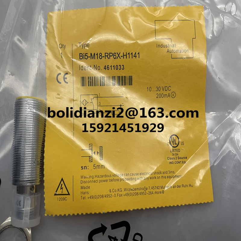 

Точечная поставка NI15U-M18-RP6X-H1141 NI15U-M18-RN6X-H1141 Оригинальный оригинальный датчик