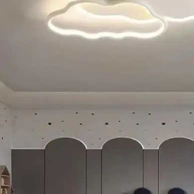 

Kids Room Ceiling Lamp Cloud Nursery Decor Cartoon Chandelier for Baby Room Boys Girls Bedroom White Clouds Led Ceiling Lights