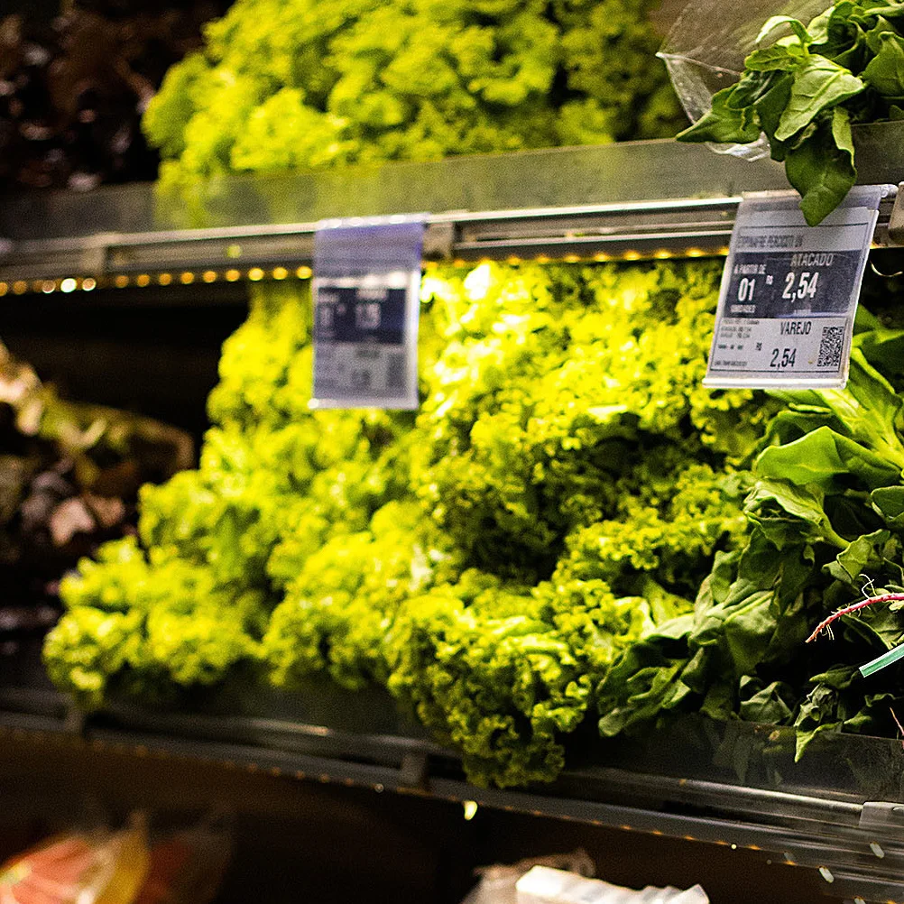 

50Pcs Clear Plastic Label Holders Shelf Labels for Supermarket Storage Label Holder Shelf Labels Price Cards Holder