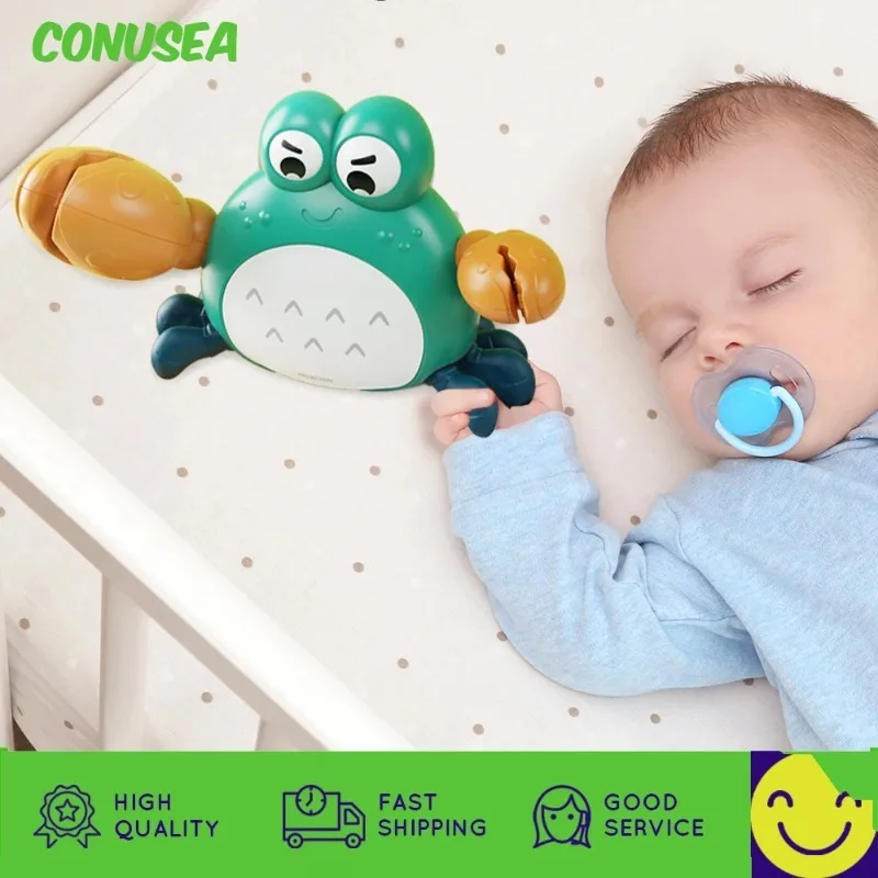 

Baby Early Education Puzzle Multifunctional Crab Story Machine Can Bite, Music Shine, Enlightenment Toy Suitable for 18 Months