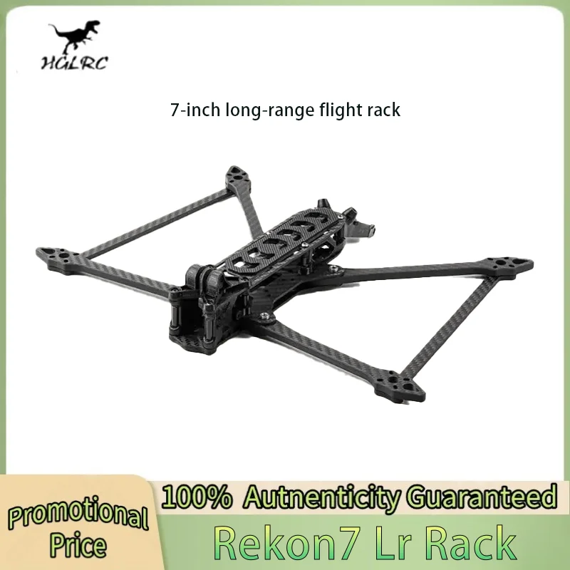 

HGLRC Rekon7 LR 324 мм 7-дюймовая рама дальнего действия с рычагом 6 мм, совместимым 7-дюймовым пропеллером из углеродного волокна 3K для деталей гоночного дрона FPV