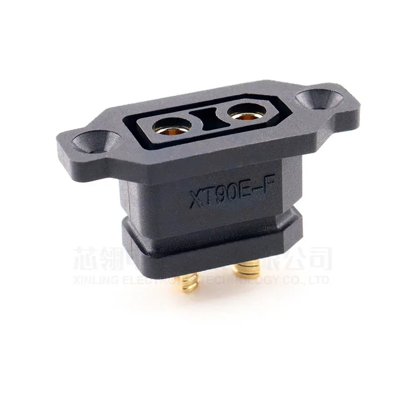 XT90E-F lithium battery charging port plug with fixed base XT90 electric vehicle model aircraft ESC male and female connector