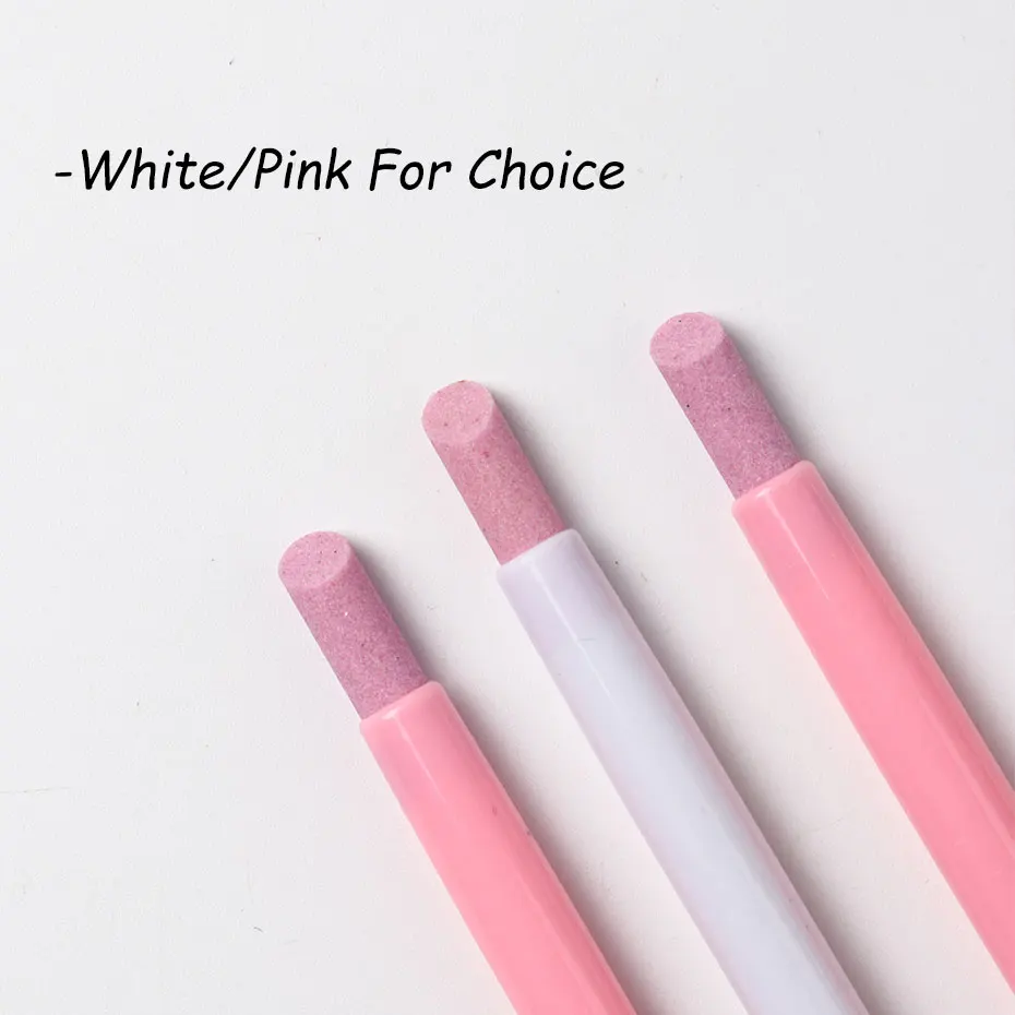 2/5 قطعة رسومات أظافر الكوارتز طحن القلم مزيل الجلد الميت مسمار الفن القلم مزيل الجلد الميت UV هلام البولندية مانيكير عصا الملفات أدوات