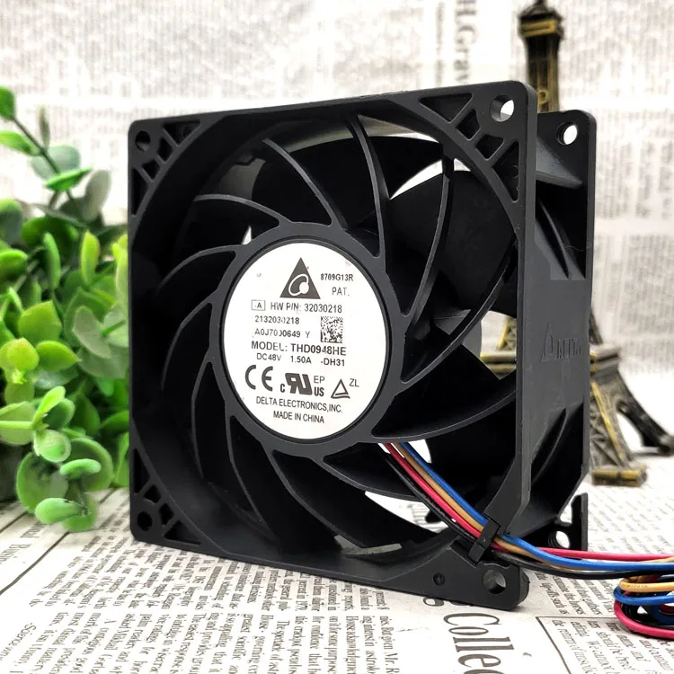 

ORIGINAL THD0948HE 9038 DC 48V 1.50A 9CM SERVER FAN