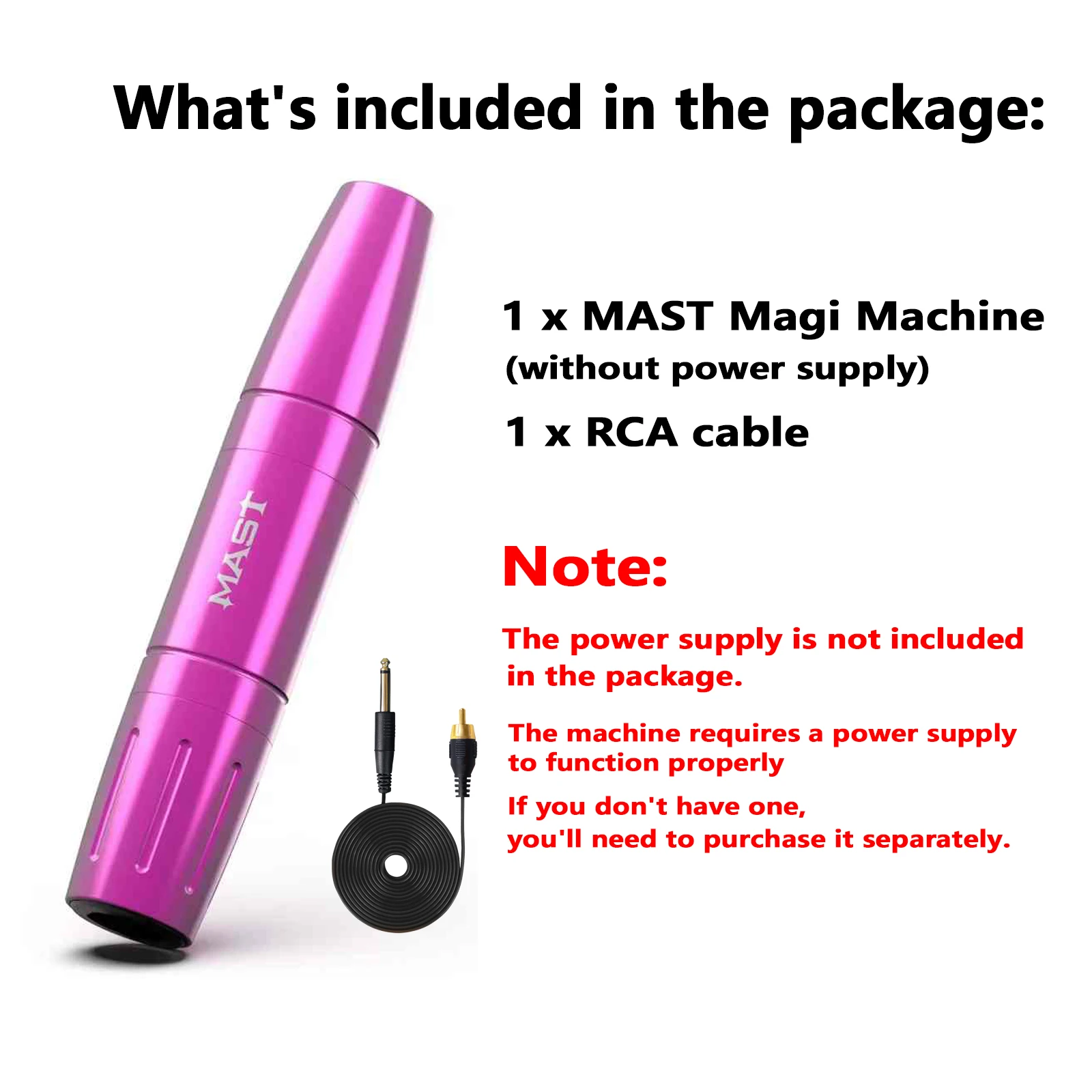 Mast Tattoo Magi Rotary Machine Gun 2.0/3.0mm Slag Krachtige Aangepaste Motor voor Permanente Make-up van Wenkbrauwen En Lippen