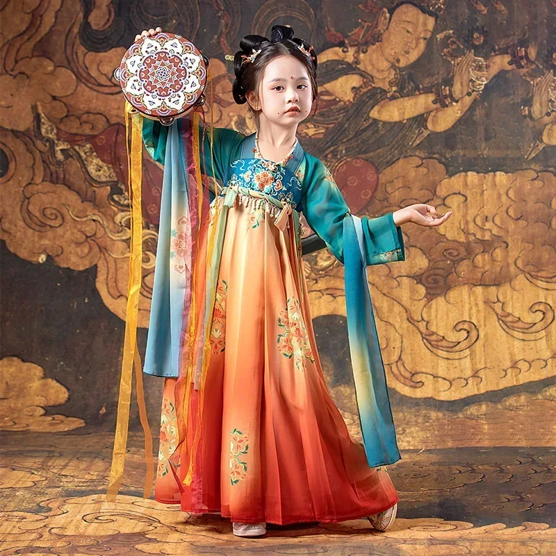 Girls' Ancient Clothes Ru Skirt Studio Art Photography Chinese Style Super Immortal Dunhuang Flying Sky Autumn and Winter Dress