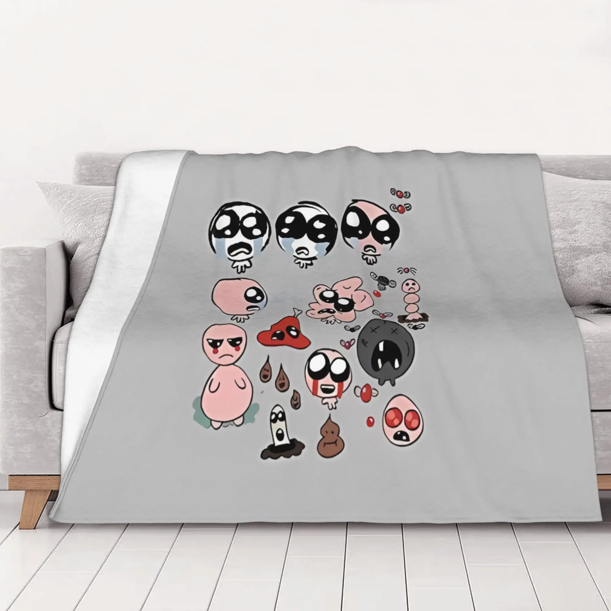 1PC friendly The Binding Of Isaac Rebirth home room decorations Winter Blankets for Adults Bedding Home Interior Sofa Knee