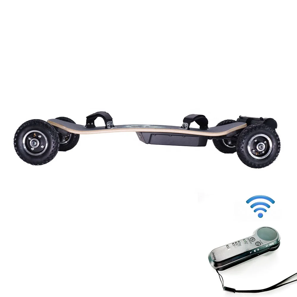 

UAS in Stock Self Balancing Skateboard Electric All trrain off-road Dual Belt Motor 1650W Mountain Board Skateboard Adult