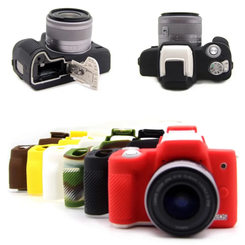 

For Canon M50 Mark II Camera Soft M50 Mark 2 M50 M50II Rubber Silicone Case Body Cover Protector Frame Skin