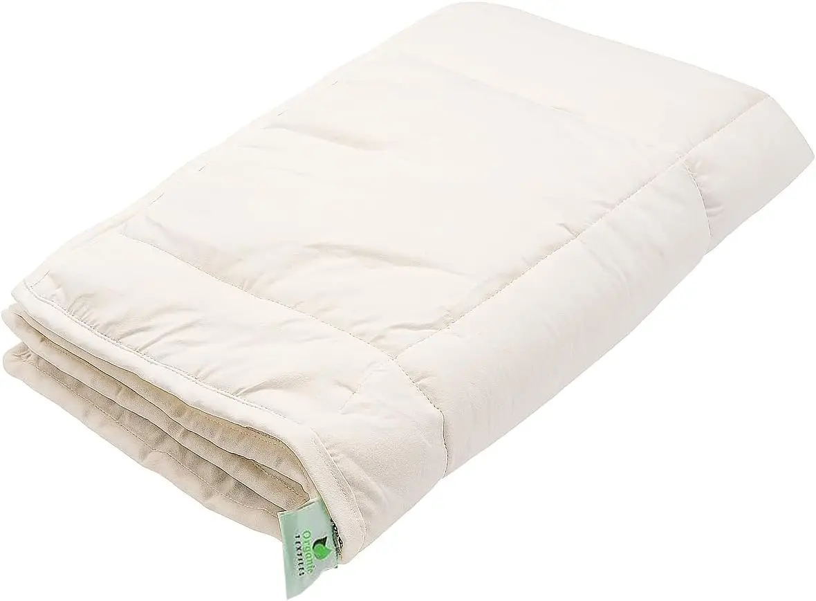 

Органический текстиль: Наматрасник для детской кроватки из австралийской шерсти (мини-матрас, 18x31) (плоский), сертифицирован GOTS, безопасное и здоровое средство для сна