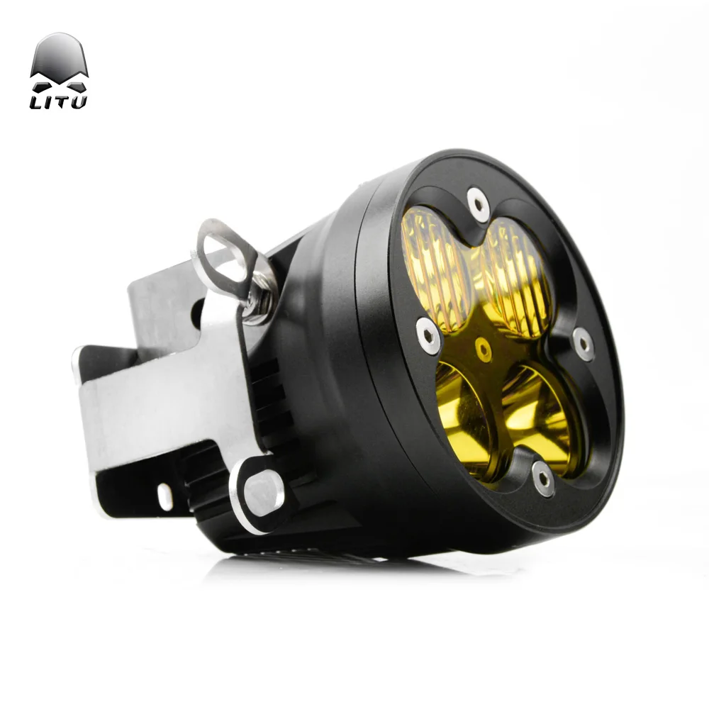 Led Fog Flood Light Assist Driving Lamp 3 Inch 46w Led Motorcycle Lights Yellow IP 68 Led Fog Lamp for 2016-2019 Tacoma - Image 4