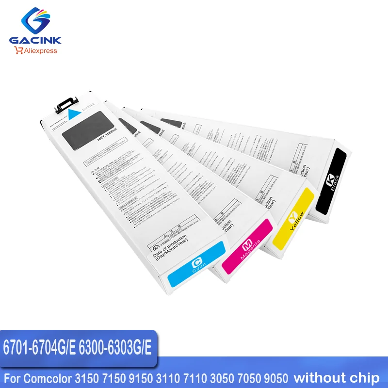 S6701-4G/e S6300-3G/e kompatible Tinten patrone für Riso Com color 3150 7150 9150 3110 7110 3050 7050 9050 Drucker ohne Chip