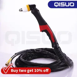 P80 Torch Plasma Cutting Torch 5M 16Ft  Plasma Cutter Gun Pilot Arc HF Air Cooled Plasma Cutting Machine Torch