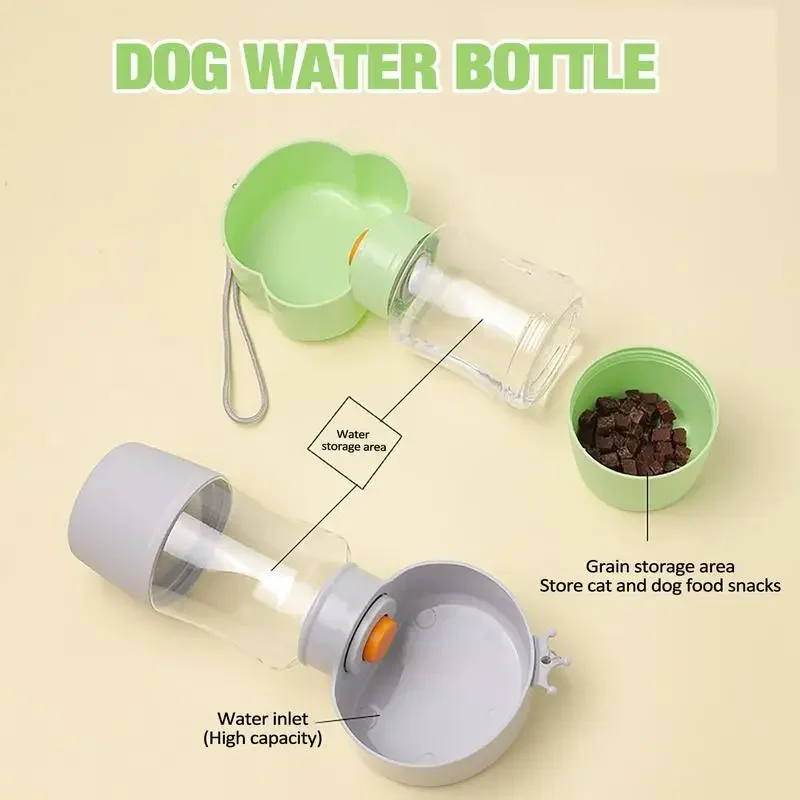 

Portable Dog&Cat Water Bottle Dispenser For Small Large Dogs Foldable Outdoor Hiking Drinking Bowl French Bulldog Pet Supplies