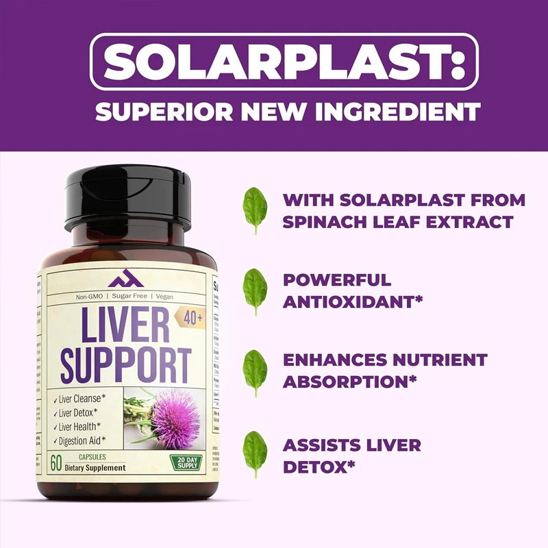 

Liver Cleansing, Detoxification, and Repair -4:1 Korean Thistle Extract Liver Health Formula - Supports Liver Health