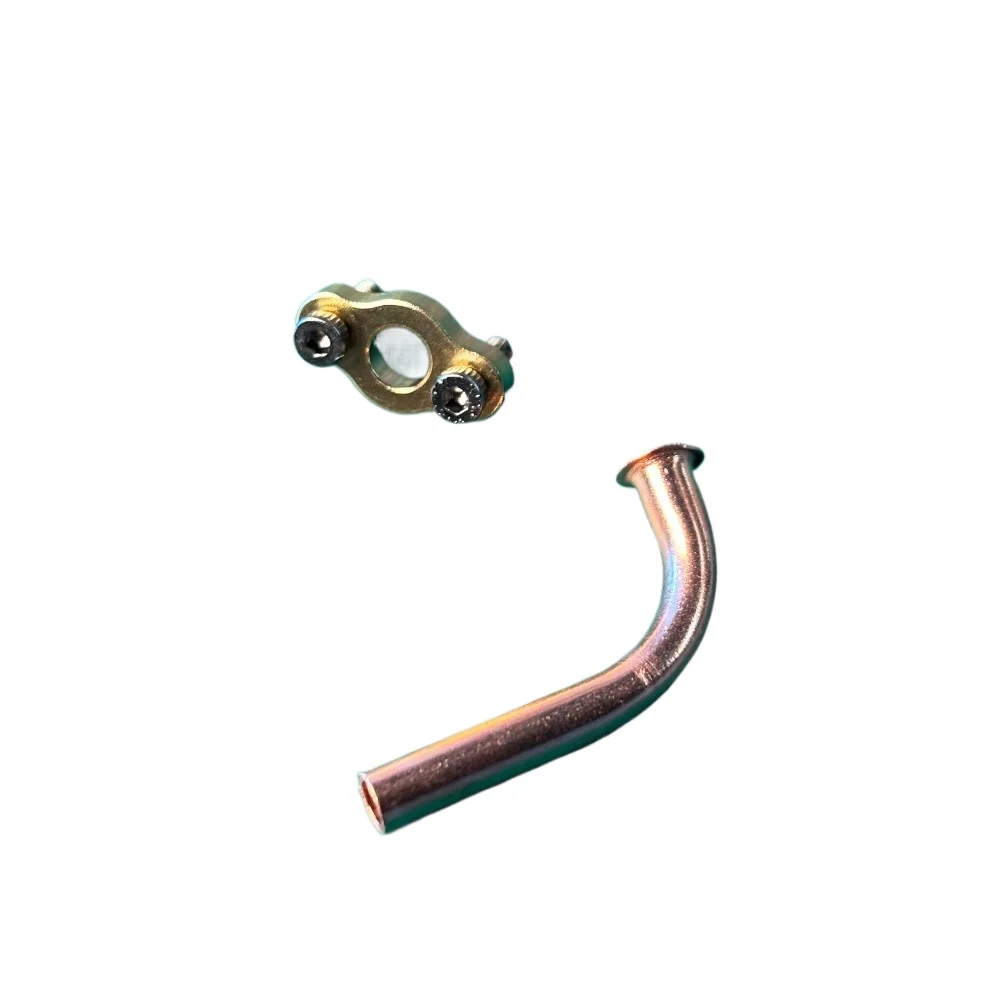 Steam Engine Model Exhaust Pipe Accessories Small Engine Exhaust Bend Kit Durable All copper Model Exhaust Pipe Modification