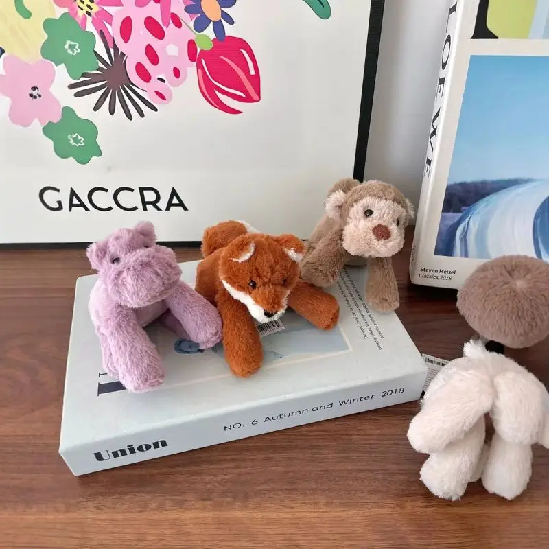 13 см с бирками, новый слон, медведь, кролик, обезьяна, лиса, милая плюшевая игрушка, кукла, успокаивающая кукла, игрушка, праздничный подарок