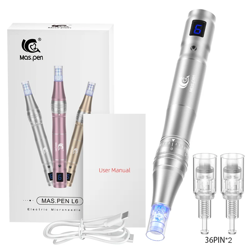 Mas.pen Kabelloser Microneedling Derma Pen/Mas Pen L1/L3/L6/N6/S8 Hautpflege-Tool 5