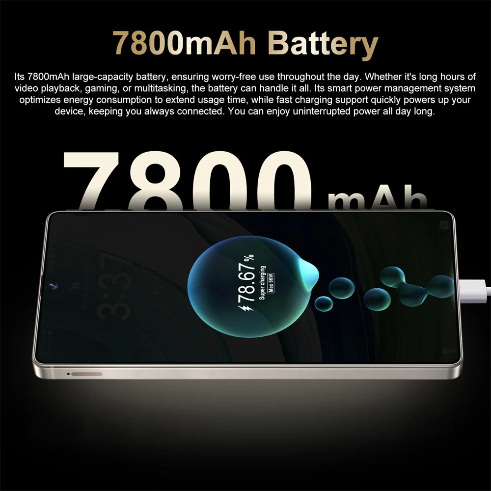 2026 حار جديد 14T Pro الأصلي 7.0 بوصة 7800 مللي أمبير بطارية الإصدار العالمي الذكية 22 جيجابايت + 2 تيرا بايت 5G وظيفة التعرف على الوجه بطاقة مزدوجة