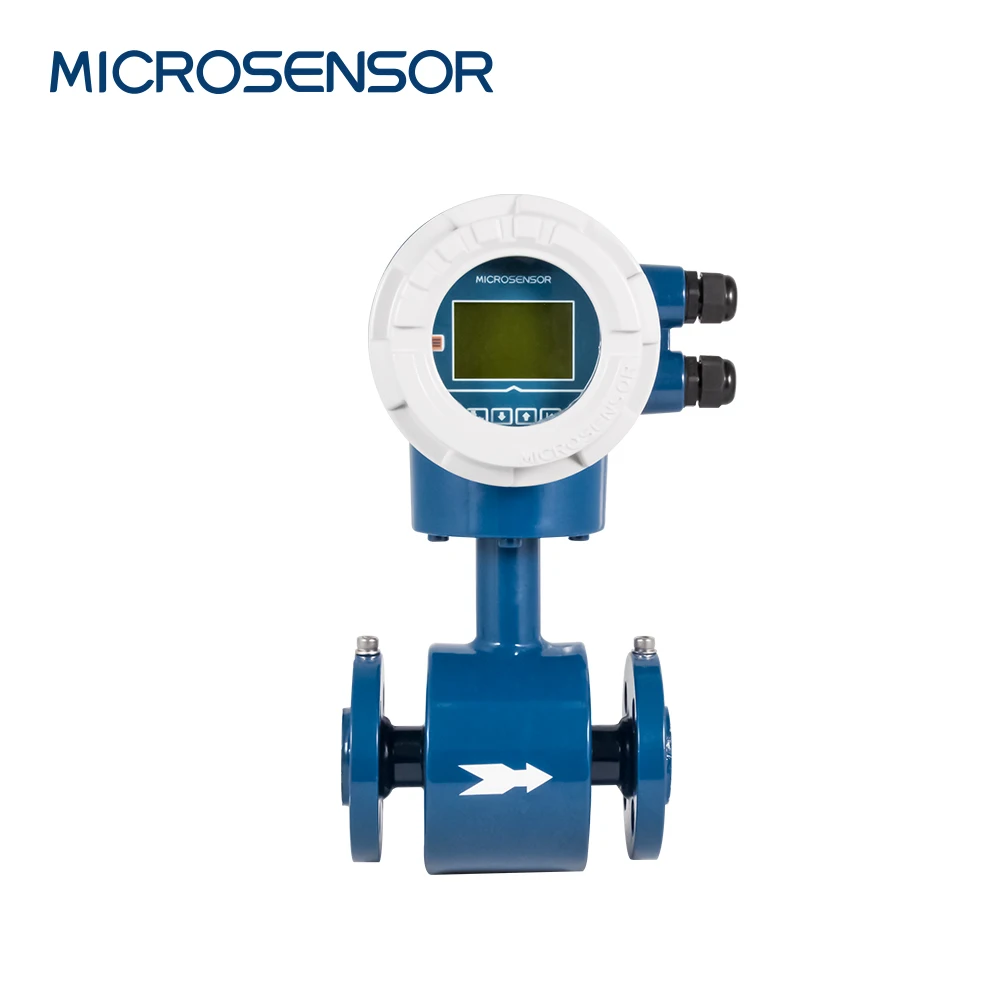 MIcro Sensor Flowmeter Smart DN10 DN800 Accurate Intelligent Electromagnetic Flow Meter with High Accuracy MFE600E