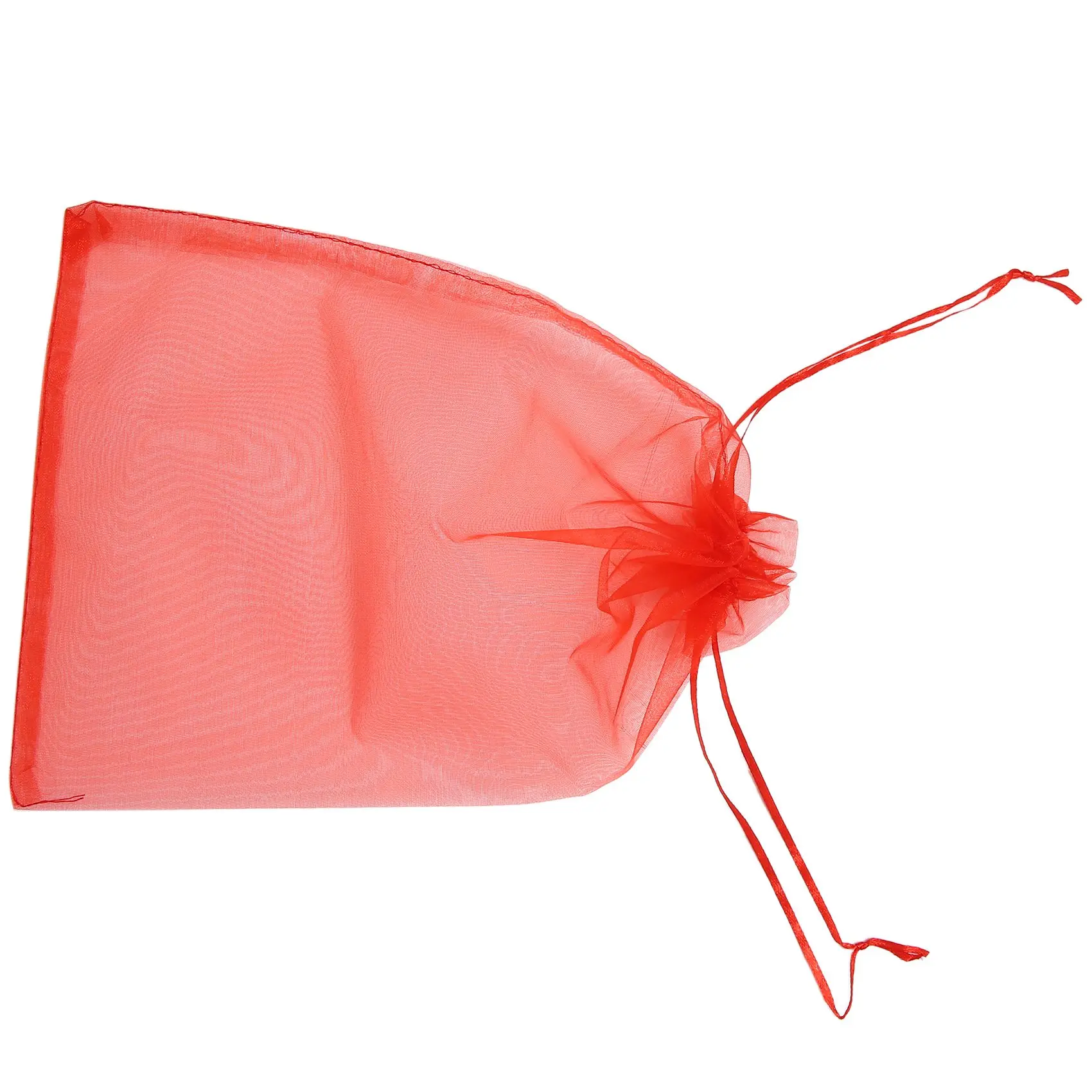 

YDSC 100 шт. большие сумки из органзы, сетчатые подарочные пакеты 20X30 см, мешочки для ювелирных изделий на шнурке для рождественской свадьбы (случайный цвет)