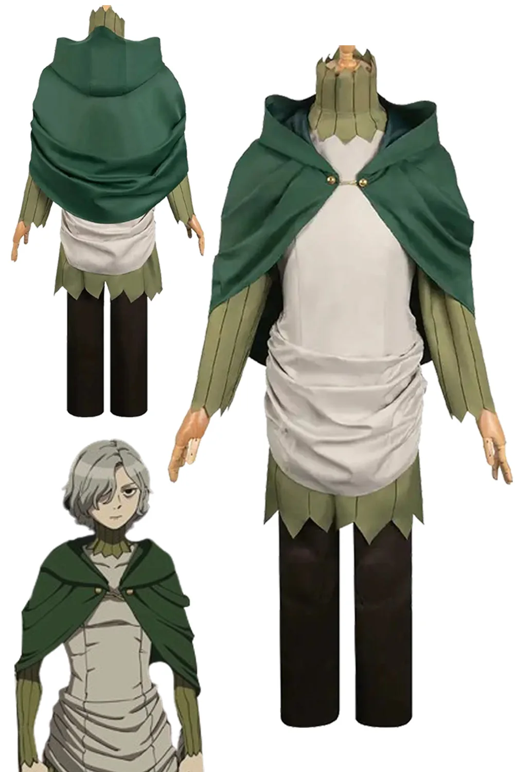 

Fantasia Mithrun Cosplay Cloak Clothing Anime Dungeon Meshi Disfraz Costume Adult Men Roleplay Fantasy Halloween Party Clothes