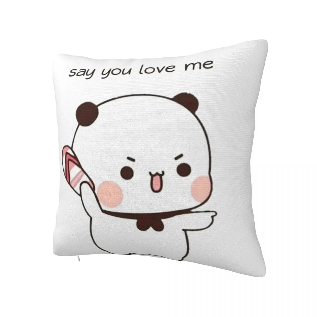 Bubu Dudu Pillow Cover Say You Love Me Vintage Pillow Case Soft Graphic Cushion Cover Pillowcases For Sofa Car Home Decor