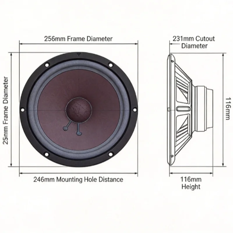 1pcs/lot 10 inch professional karaoke subwoofer 10 inch KTV card pack subwoofer PK10.8