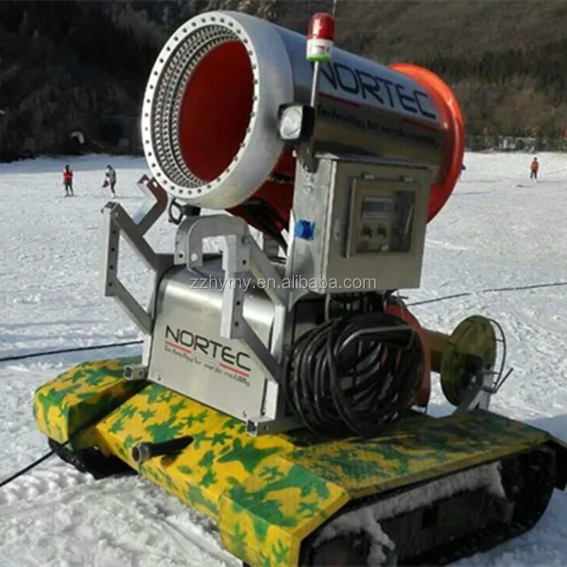 High Capacity Commercial Ski Resort Snow Making Machine Motor Bearing Easy Operation Cannon Fan Generator Shed