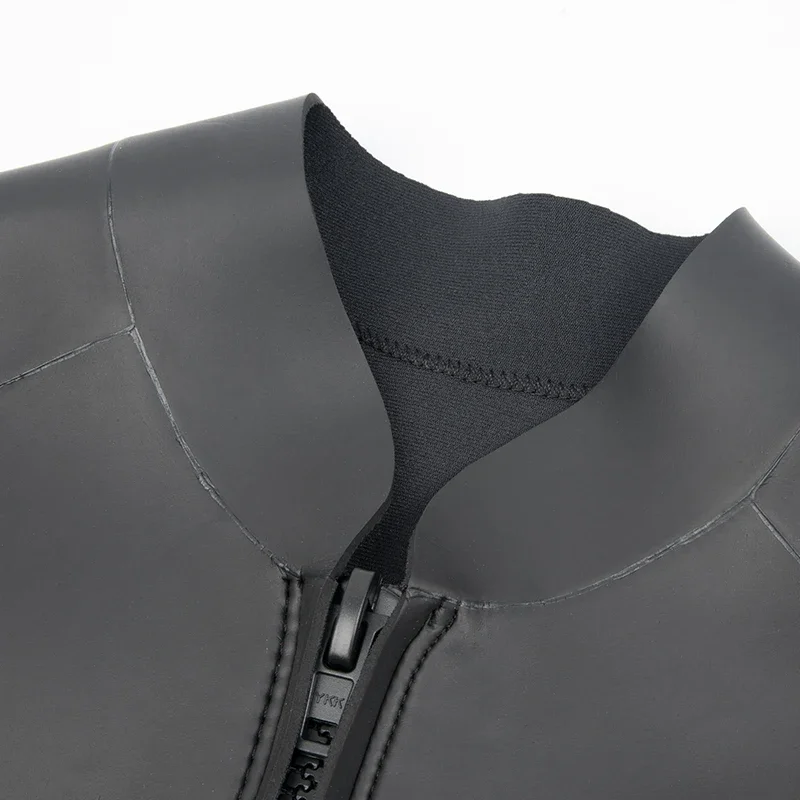 Traje de neopreno CR de 3MM para hombre, traje superior con pegamento, alta elasticidad, surf, natación, esnórquel, traje de protección UV de secado rápido