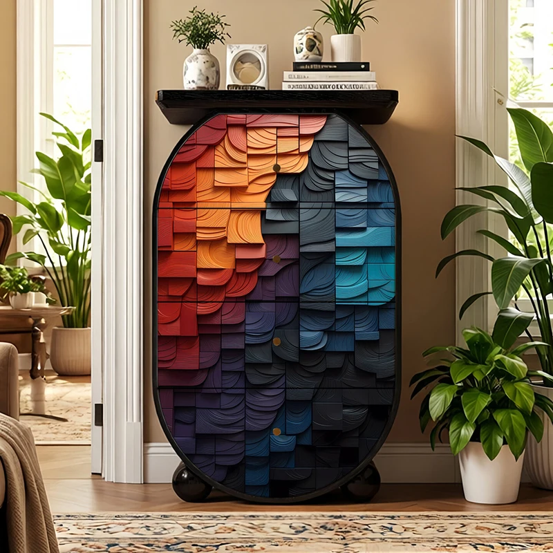 Glamour Delicacy Storage Locker Quality Unique Living Room Cabinets Aesthetic Armario De Almacenamiento Living Room Furniture