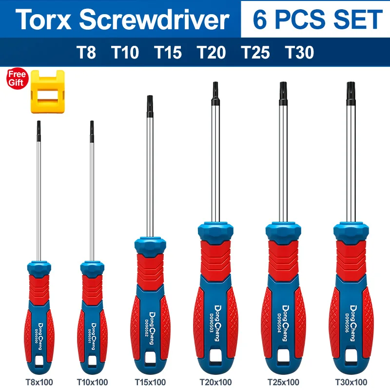 Torx schroevendraaierset magnetisch CR-V legeringstaal T8 T10 T15 T20 T25 T27 T30 T40 stervormige schroevendraaierset voor elektronica, autoreparatie