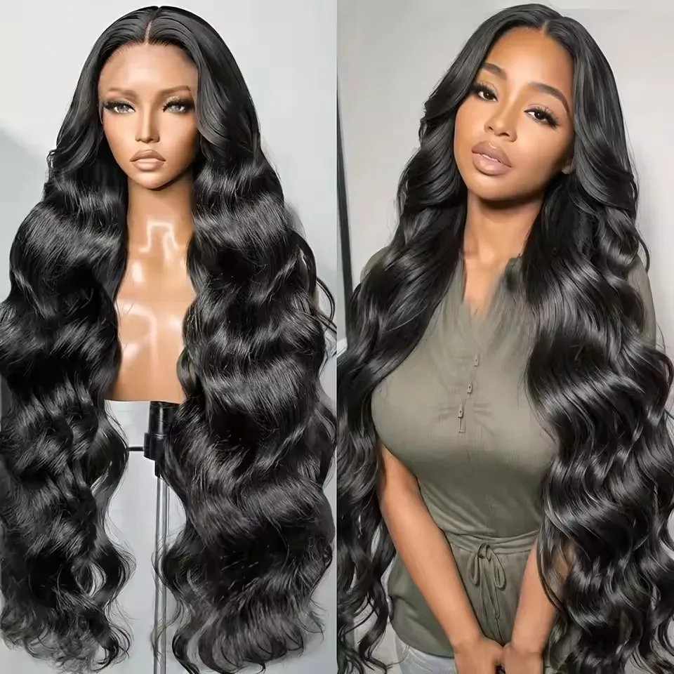 100% Human Hair Body Wave Lace Frontal Wigs 13x4 13x6 HD Frontal Human Hair Wigs For Black Women On Sale 4x4 Lace Closure Wigs