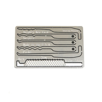 New Card Type Set Weatherproof Convenience Portable All In One Locksmith Supplies Hardware Tools