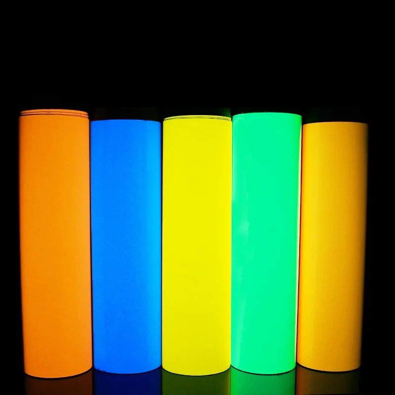 30cm A4 Multicolor Luminous Self-adhesive Glowing Night /Dark Stage Striking Warning Safety Tape