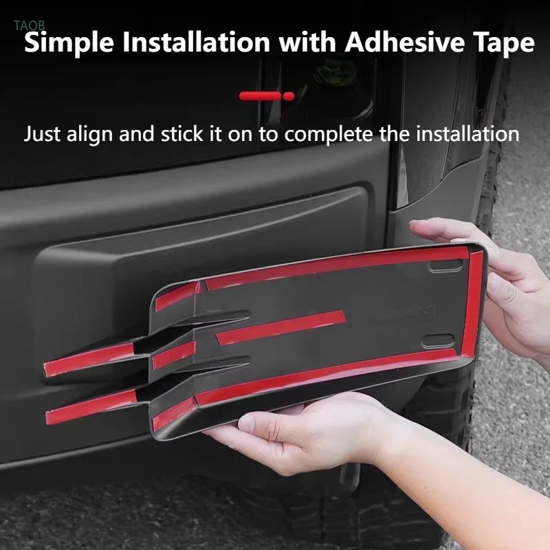 For BYD Titanium 7 Front Rear Bumper Corner Decor Strip Anti Scratch Strip Body Anti Collision Auto Accessories