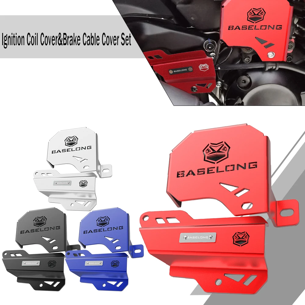 

2024 2025 Motorcycle Accessories Ignition Coil Cover & Brake Cable Cover Set Protection For Honda ADV350 adv ADV 350 2022 2023