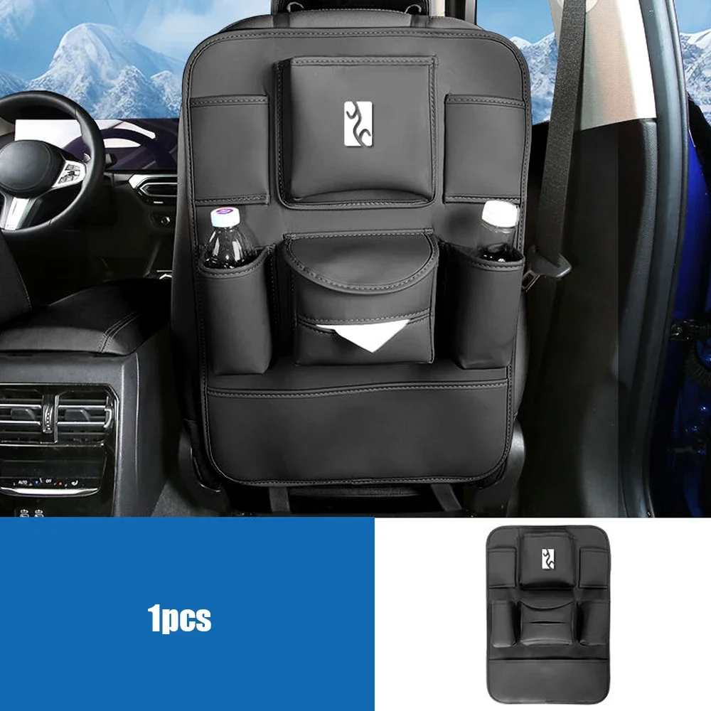 الجلود ل BYD يانغوانغ U8 U9 2025 مقعد وحدة التحكم المركزية للسيارة وضع العناصر تخزين الورق مقسم حقيبة تخزين حقيبة الكسوة