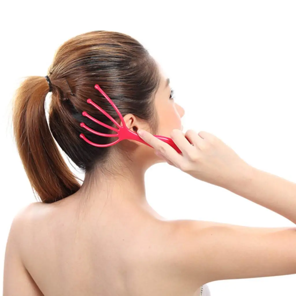 Массажер для кожи головы, ручной массажер для головы с когтями для глубокой релаксации и снижения стресса