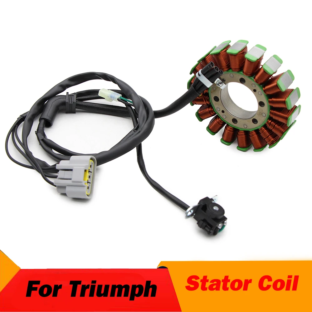 

Motorcycle Generator Magneto Stator Coil For Triumph Street Triple 675 R 660S A2 660S Lams Compliant 765R 765S T1300057 T1300205