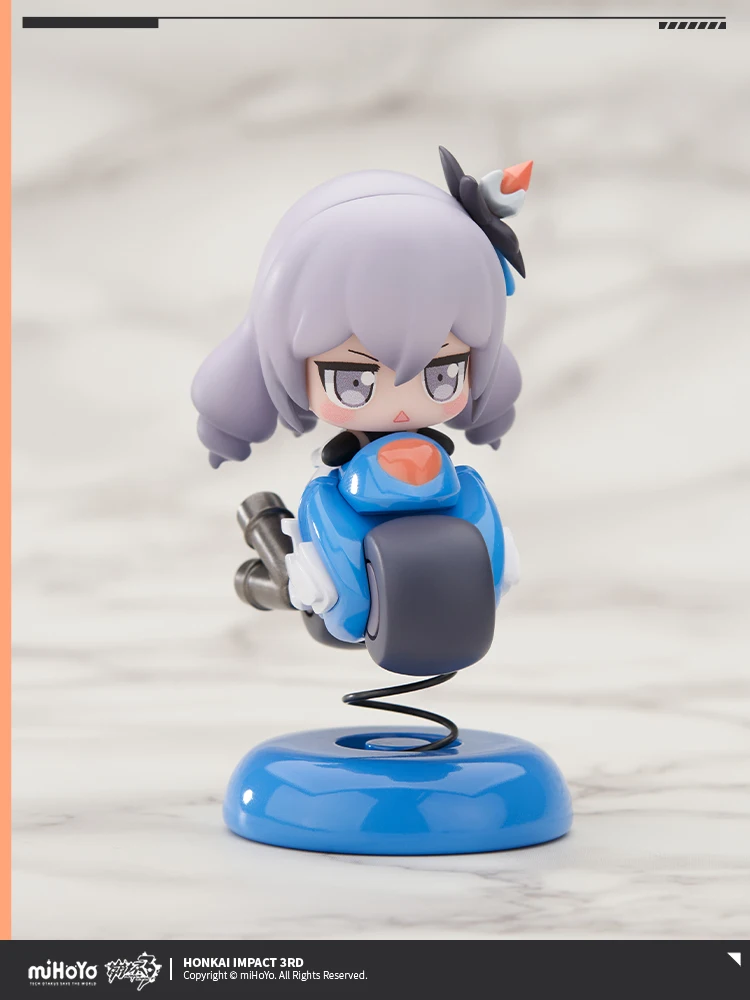 BLBU ACGN Honkai Impact 3 Originele Game Bronya Zaychik Mini Figuren Model Speelgoed Pvc Anime Derivaten Auto ornamenten