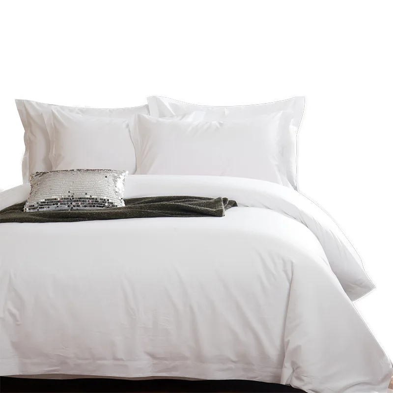 YFY  Hotel and B&B four-piece set 60-count 80-count durable pure cotton bedding wholesale for hotels
