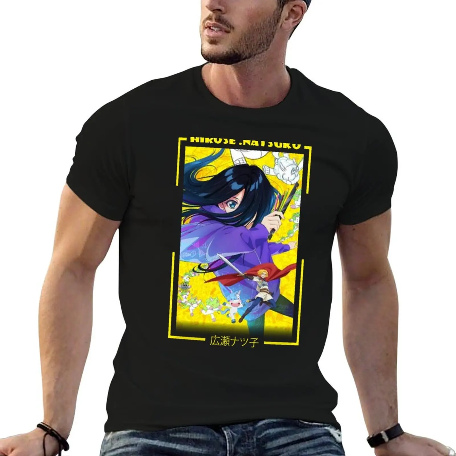 

Natsuko man shirts Hirose T-Shirt t high oversize shirt quality Zenshu anime tshirt anime cotton - t