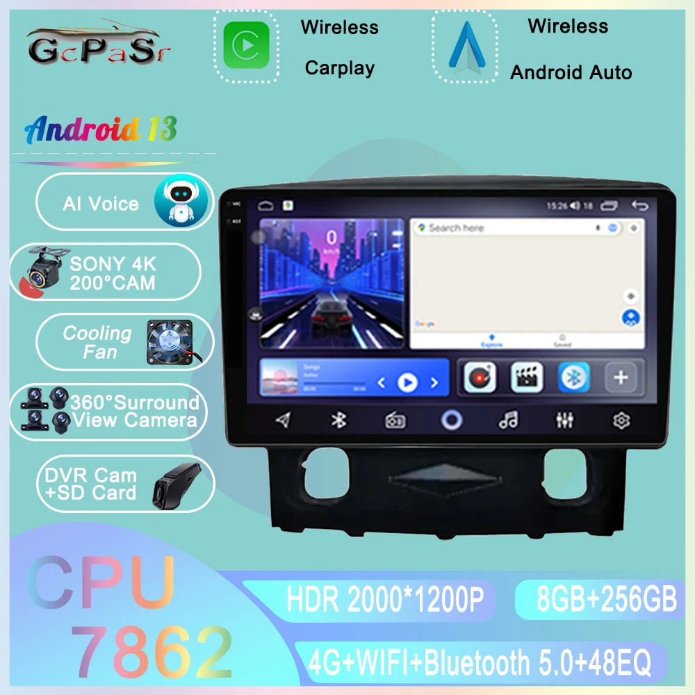 Car Radio For Ford Kuga 2008-2010 Android  Car DVD Auto Radio Stereo Head Unit Multimedia Player GPS Bluetooth 5G WIFI No 2din