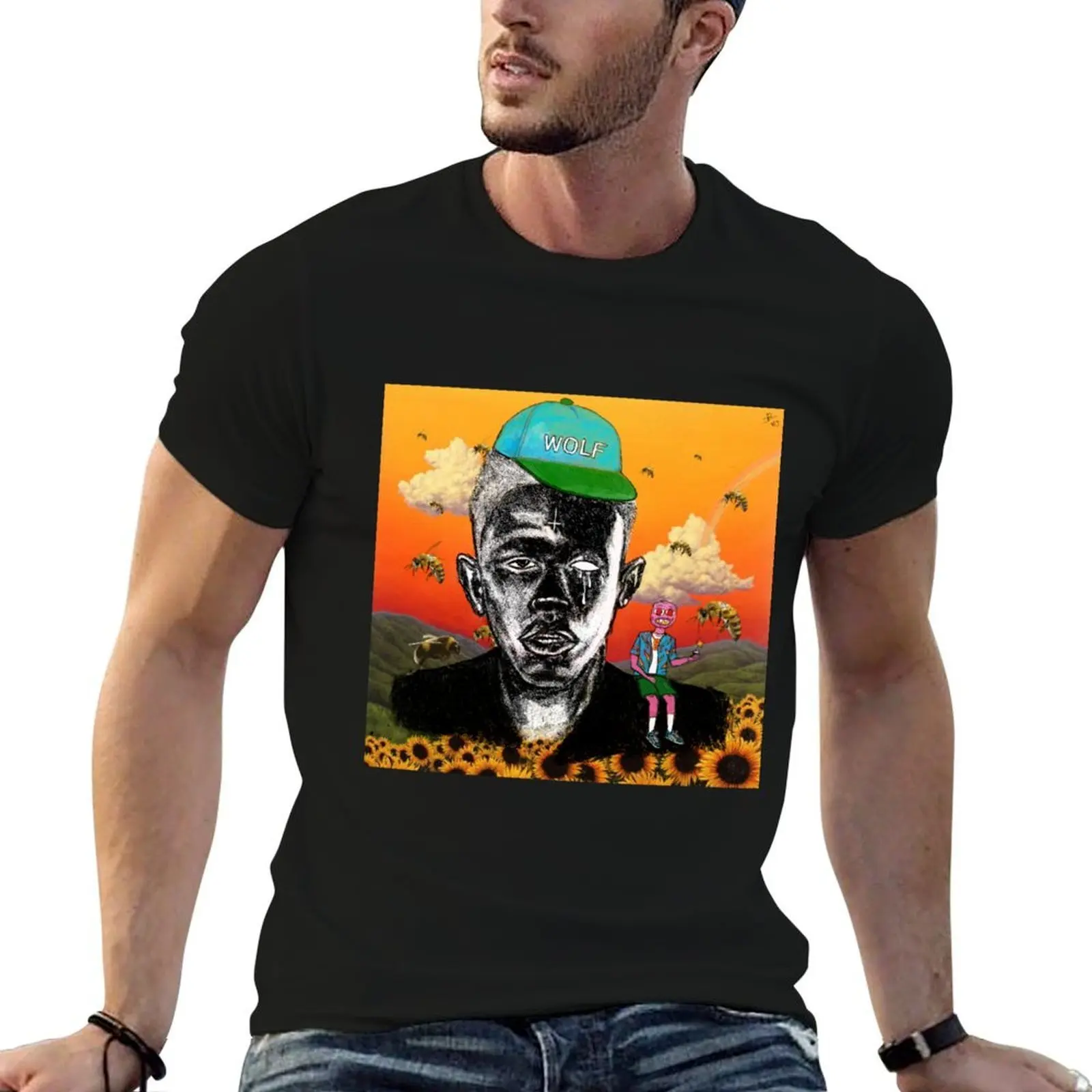 

Tyler Discography Artwork T-Shirt man t shirts for men casual anime tshirt T-Shirt
