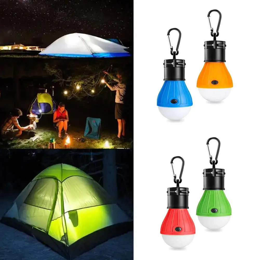 4 قطعة LED فانوس التخييم المحمولة باليد ضوء الطوارئ القابلة لإعادة الشحن في الهواء الطلق مصباح الخيمة Multihook للمشي لمسافات طويلة بقاء والعتاد