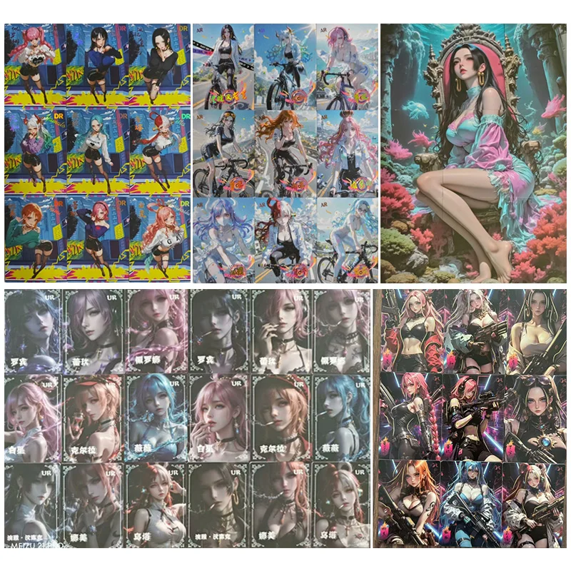 

Huatang Anime One Piece GR UR AR SSP WDP Set of Cards Robin Hancock Nami Yamato Collection Cards Christmas Birthday Gifts Toys