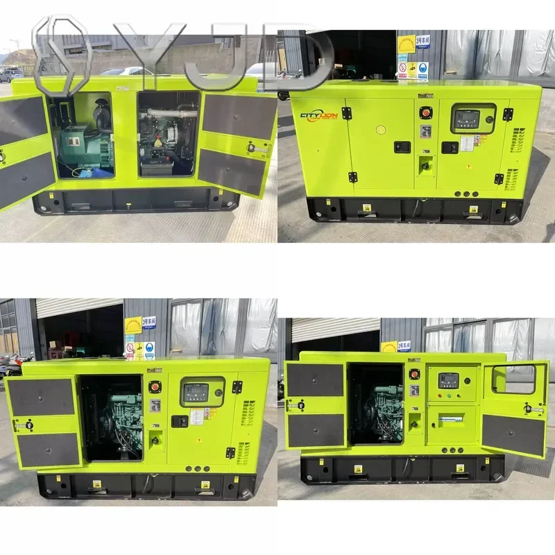 Citylion 220V/380V Stby Silent Generator 25KVA 20KW for Data Center Remote Start 60Hz Frequency 230V/240V/480V Rated